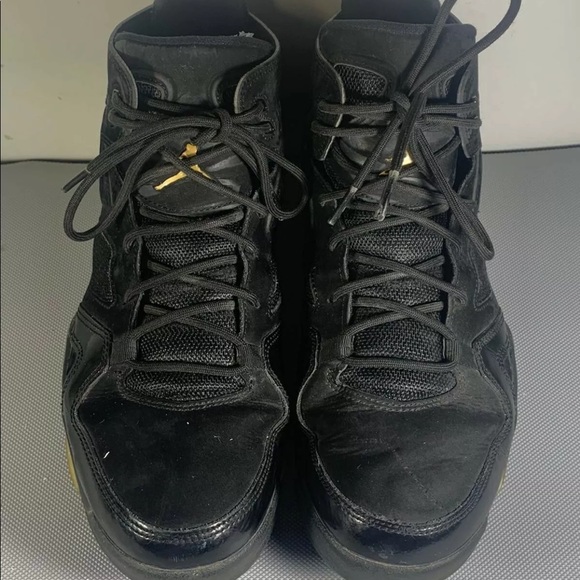 Nike Air Jordan Flight Club '91 Black Gold men Size 8  555475-031 EUC - Picture 6 of 6